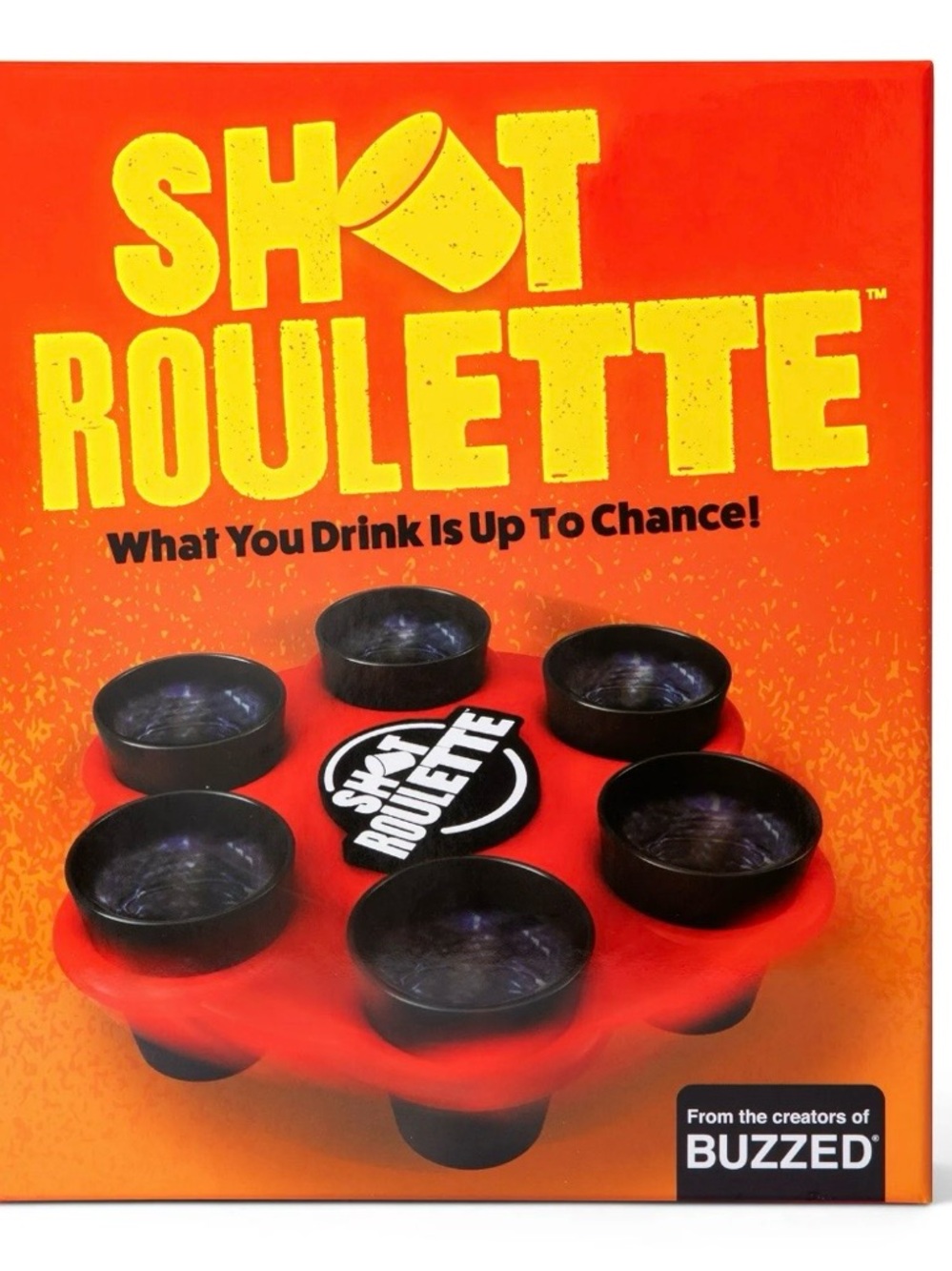 Roulette Shot Roulette Party Game Red and Black